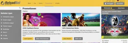 Reloadbet-Cashback