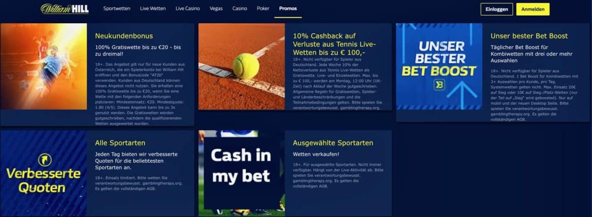 William-Hill-Angebot