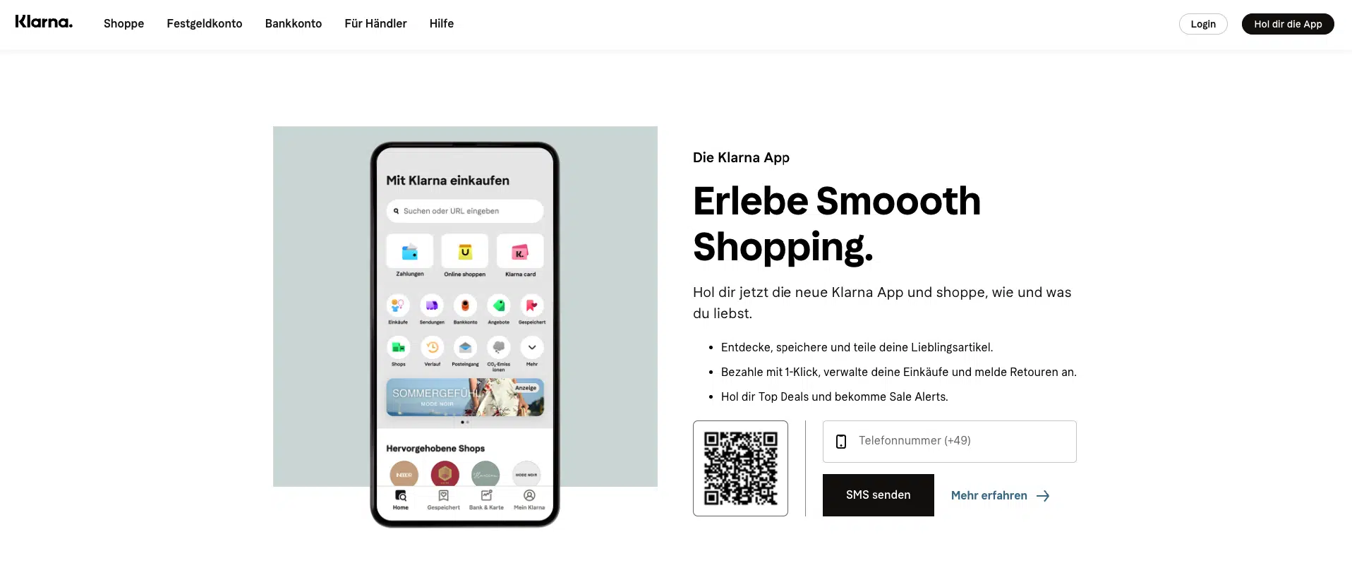 Was ist die Klarna App