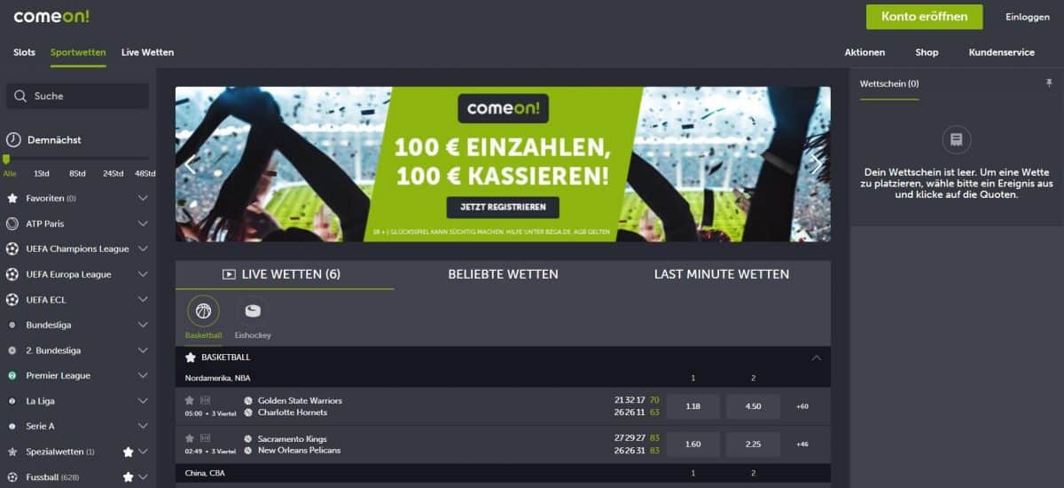 comeon-wetten