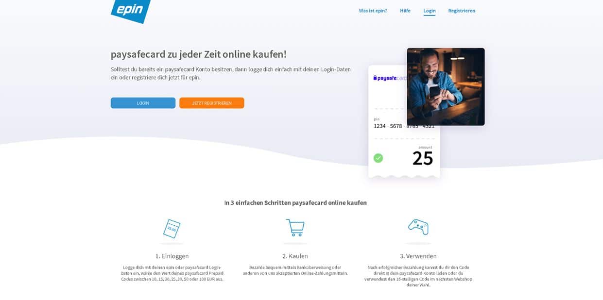 Paysafecard Einzahlung