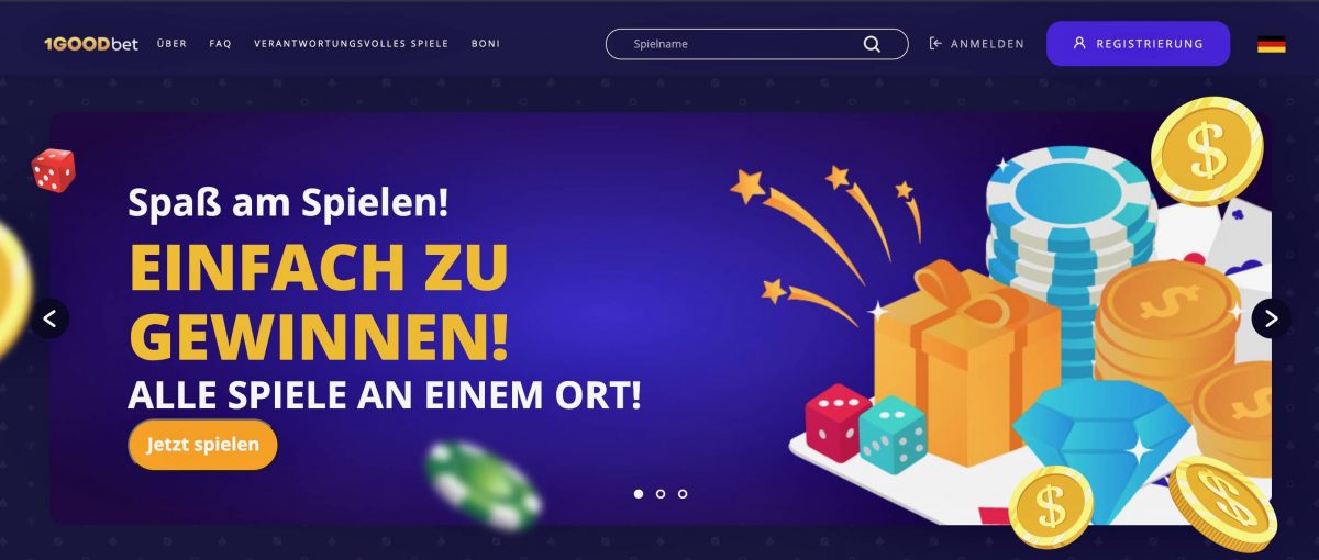 Online Wettanbieter 1Goodbet