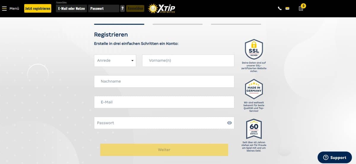 xtip-registration