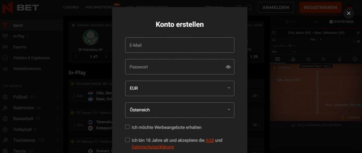 n1bet anmeldung 2