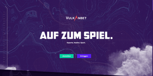 Vulkanbet landing page