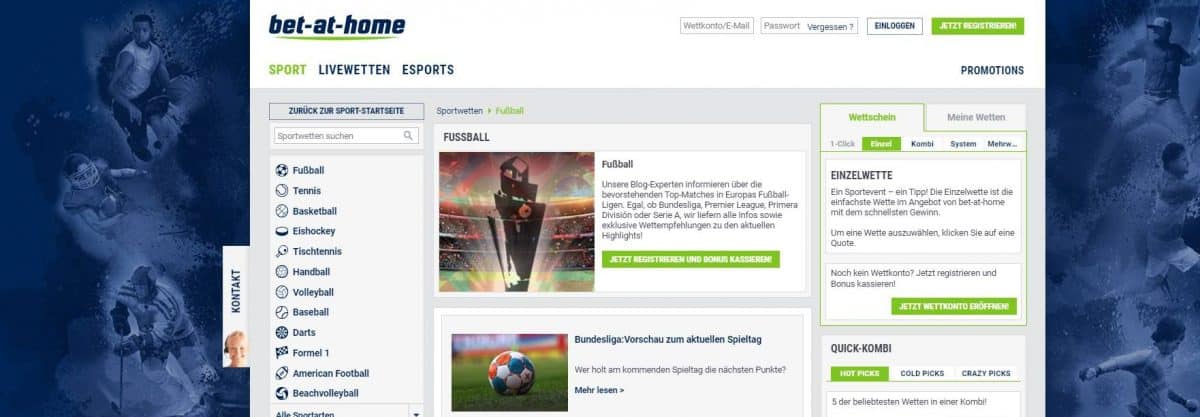 bet at home fussball