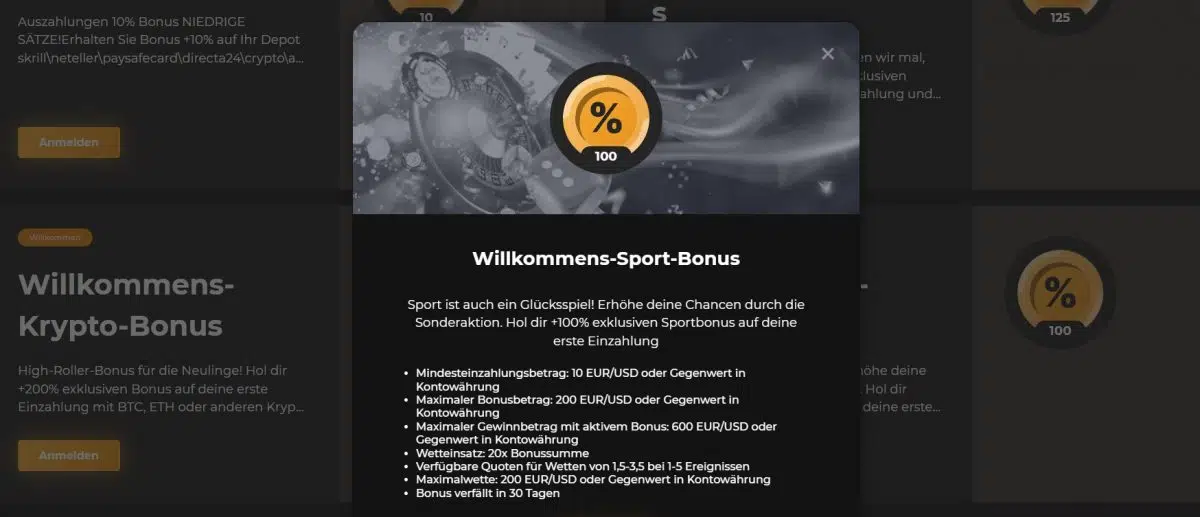 biamobet sport bonus