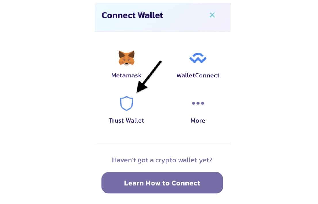 connect wallet lucky block