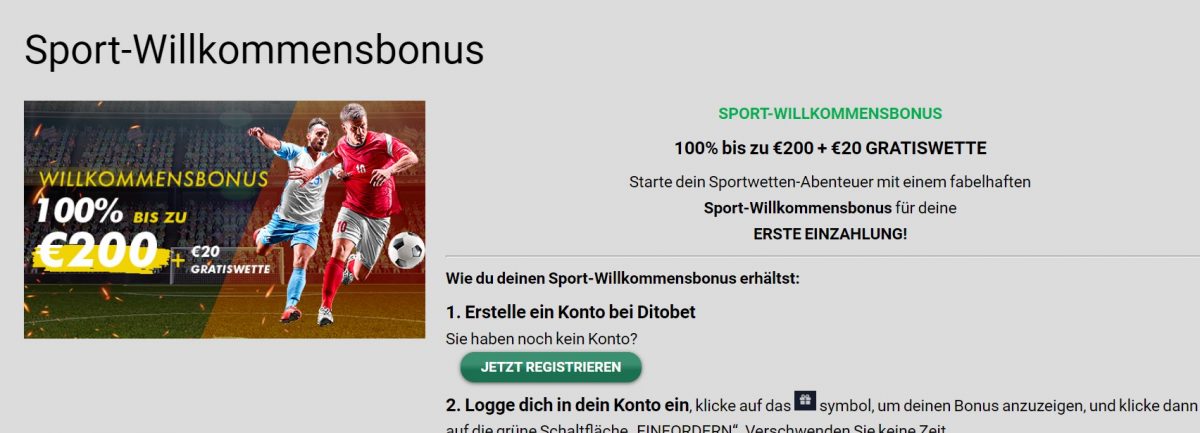 ditobet sport bonus