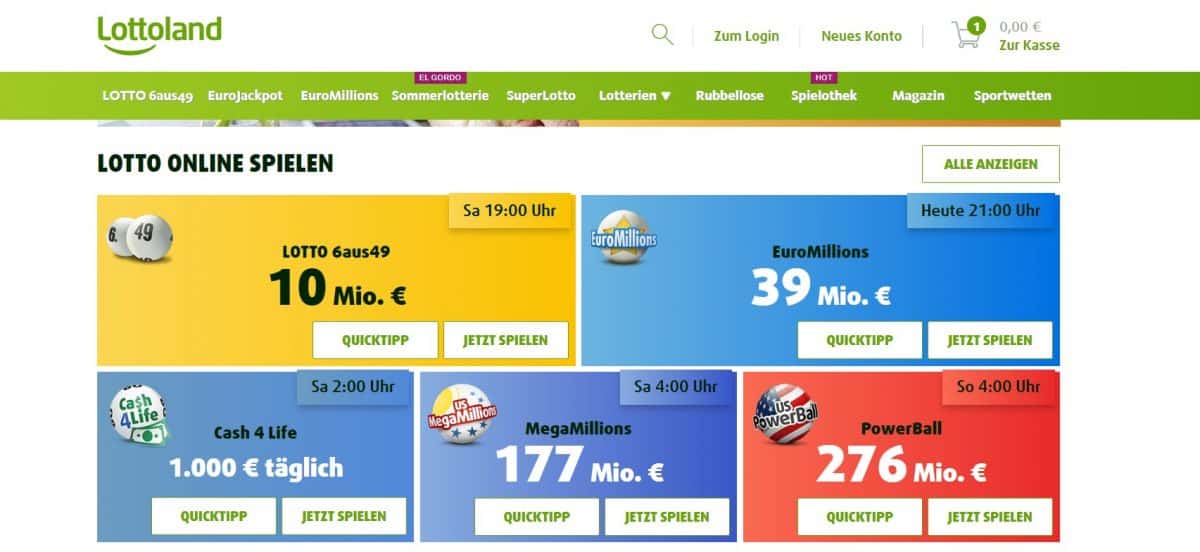 lottoland angebot