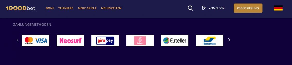 1goodbet zahlung 1