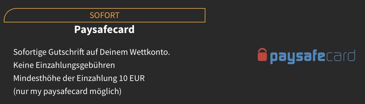 Was ist Sportwetten PaysafeCard