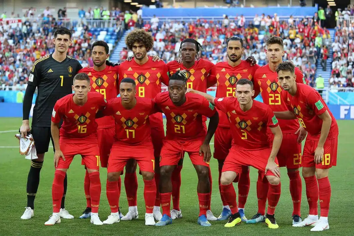 Belgien Fussball Team