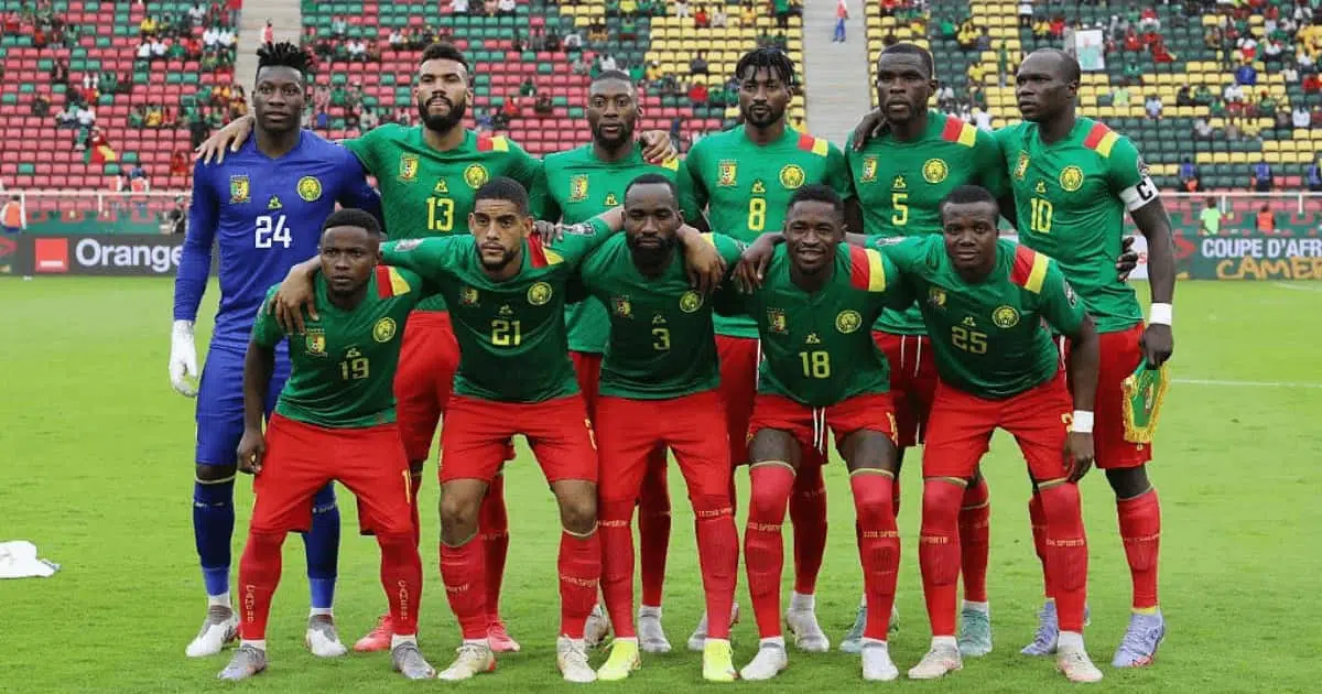Kamerun Fussball Team