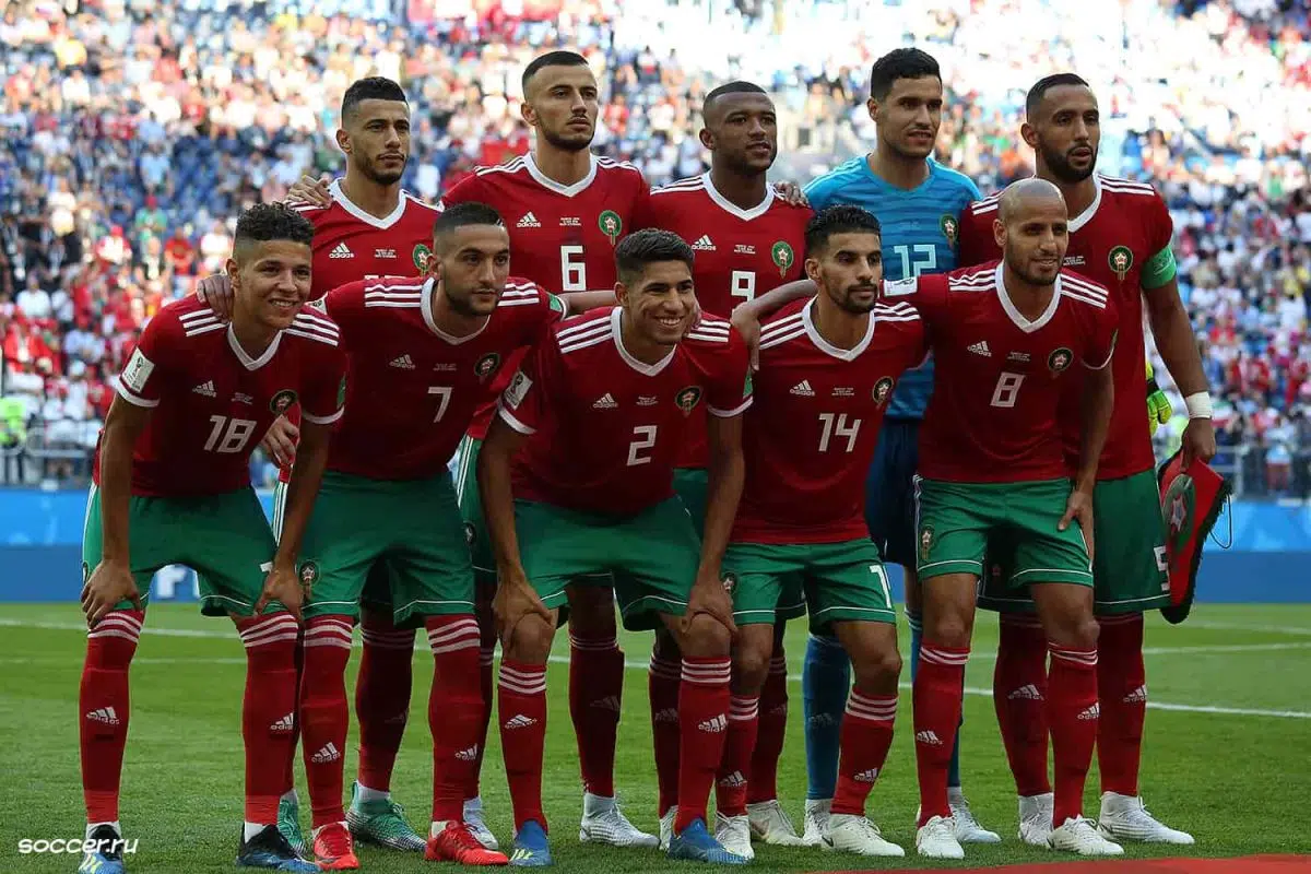 Marokko Fussball Team