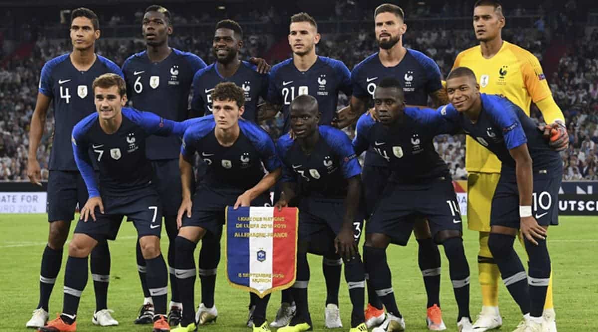 Frankreich Fussball Team