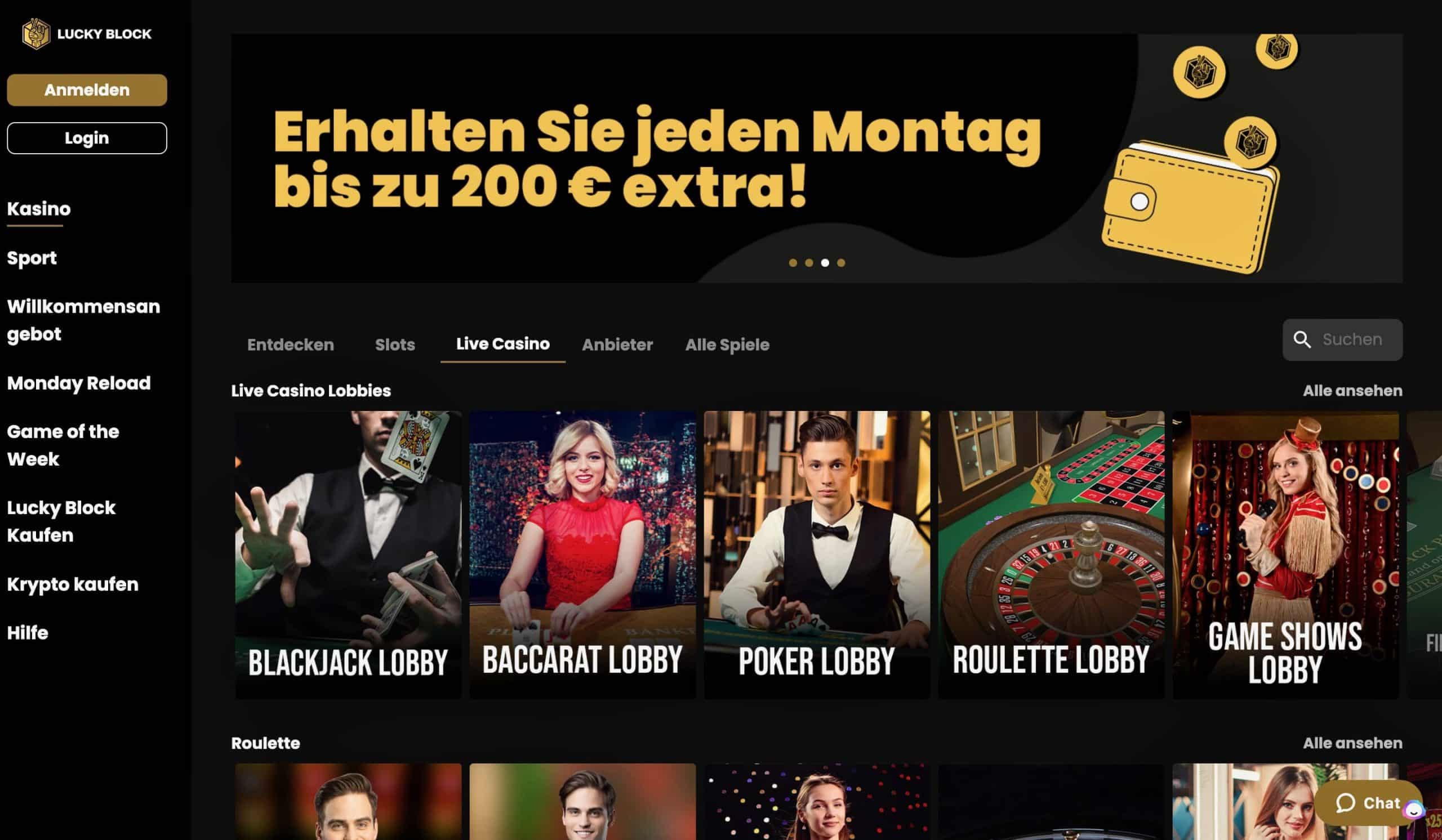 Lucky block Online Roulette Schweiz