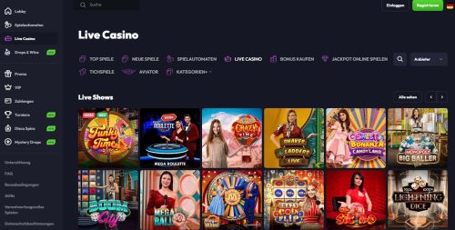 SpinFever Live Casino