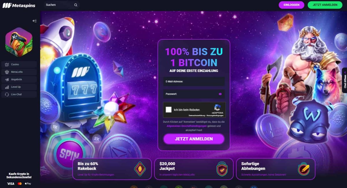 Metaspins Bitcoin Casino