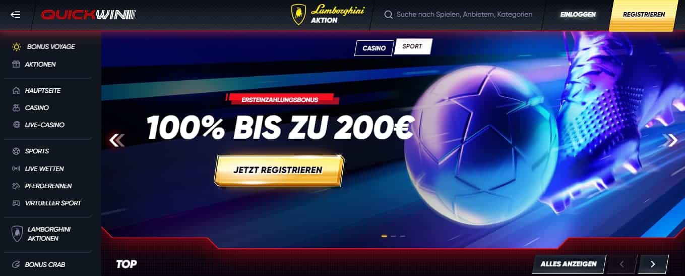 Quickwin Casino ohne LUGAS