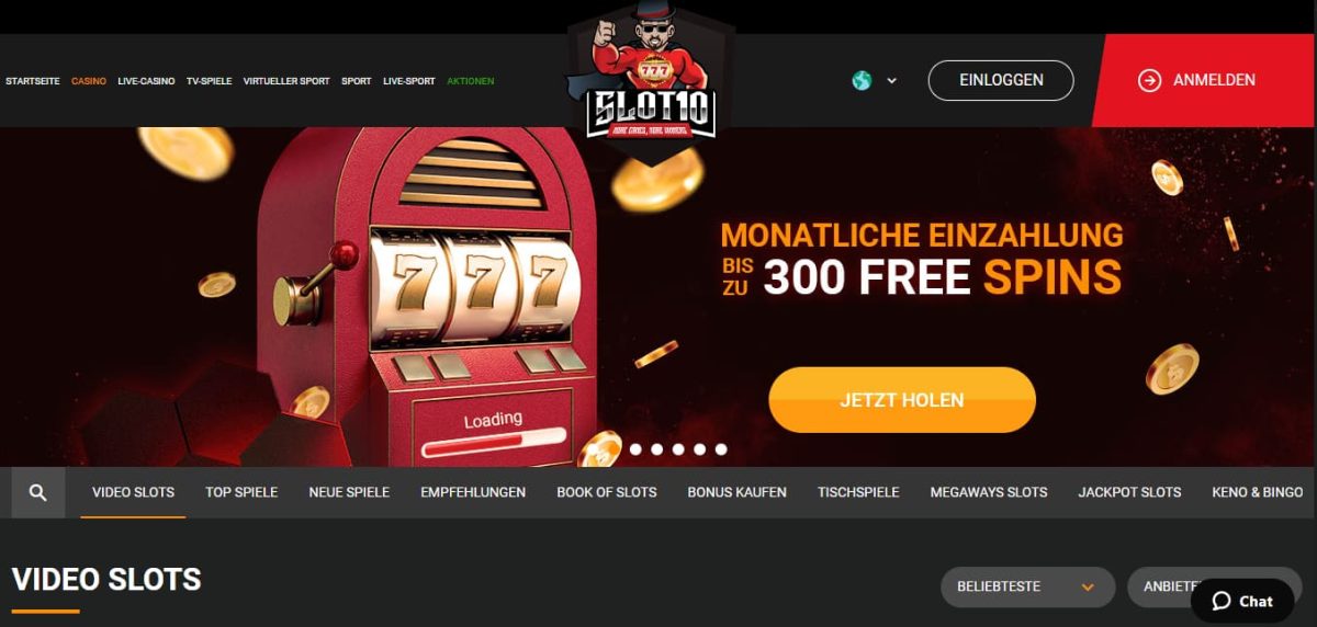 Slot10 Casino ohne LUGAS