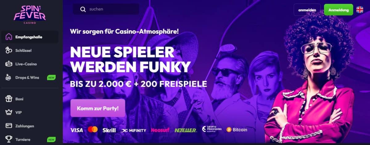 Spin Fever Casino ohne LUGAS