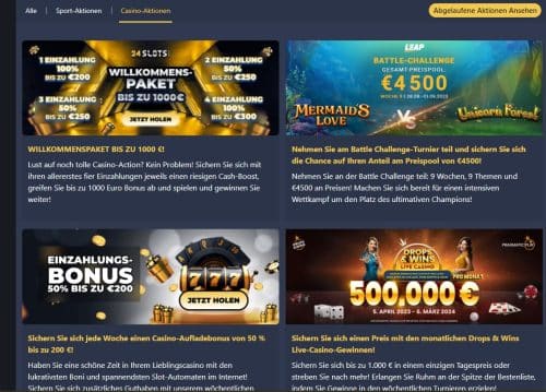 24 Slots Gallerie