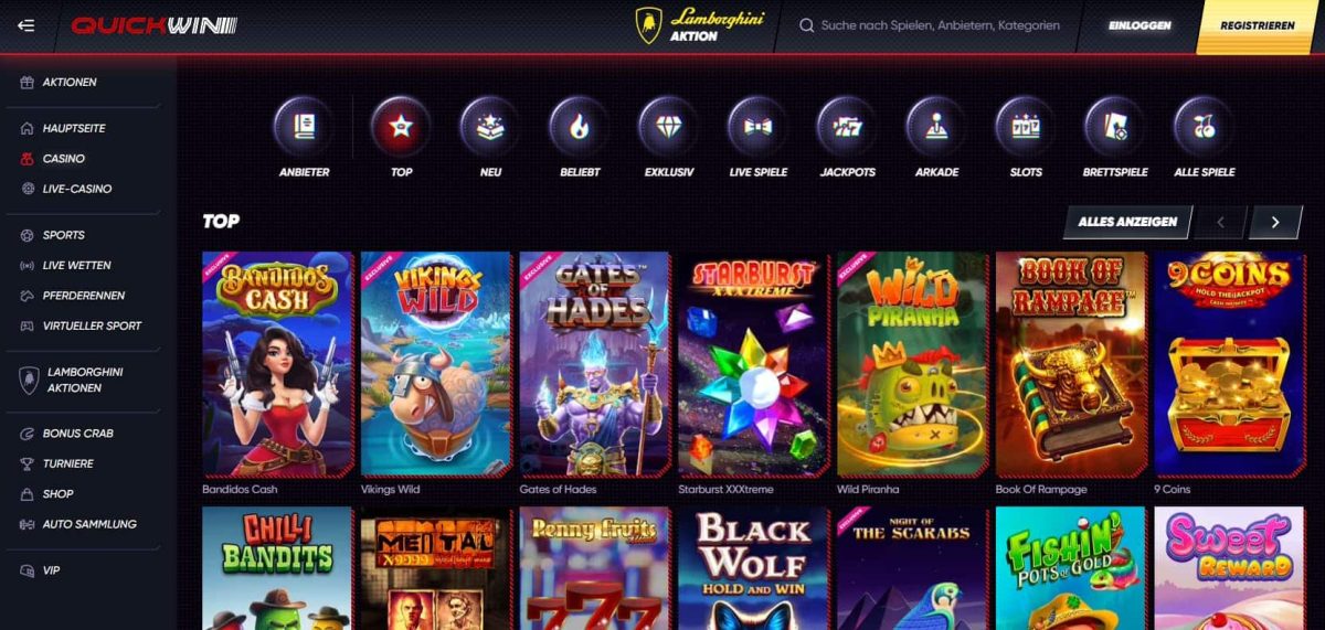 Quickwin Casino Plinko spielen