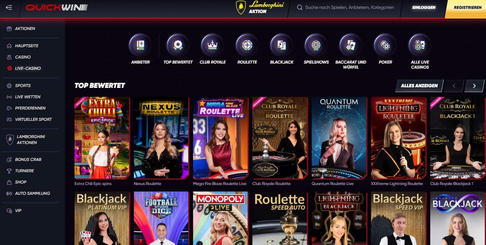 Quickwin Casino Angebots-Check 2024 CashtoCode akzeptiert