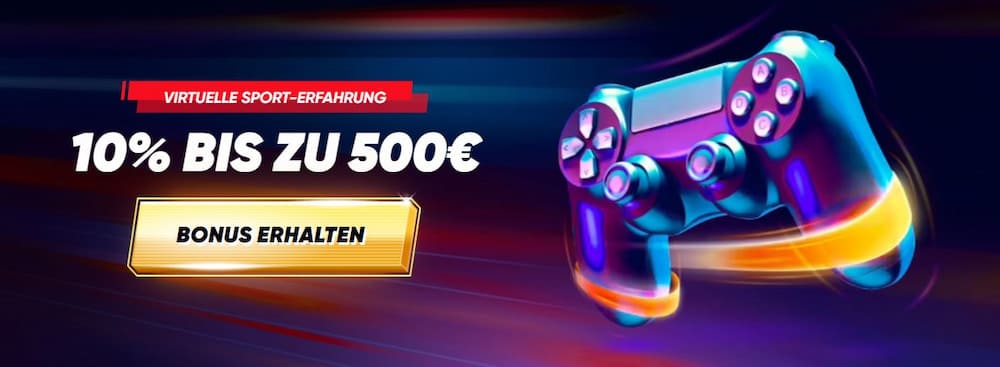 Cashback Bonus 10 bis zu 500