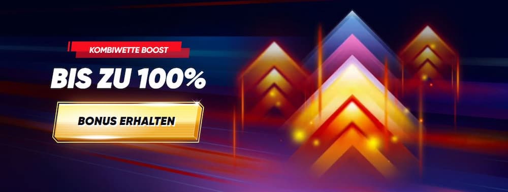 Kombiwette Boost bis zu 100