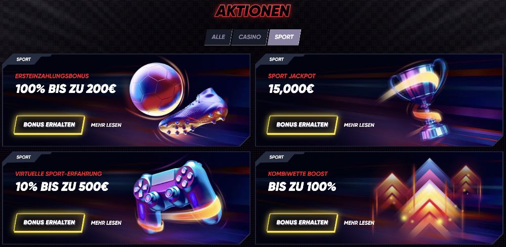 Quickwin Bonus Angebote