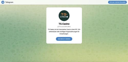 TG.Casino Telegram Casino