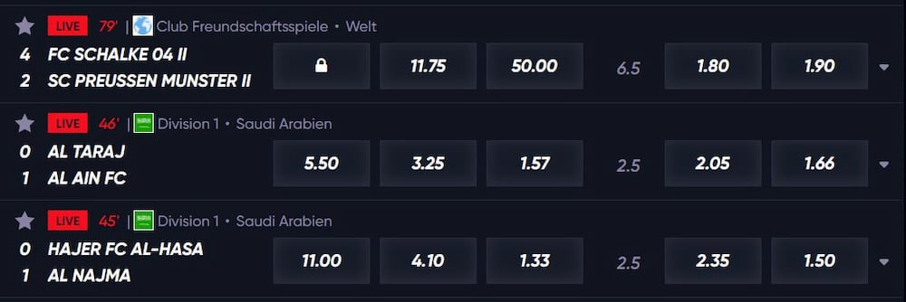 quickwin Quoten