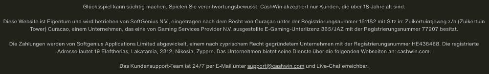 Cashwin seriös