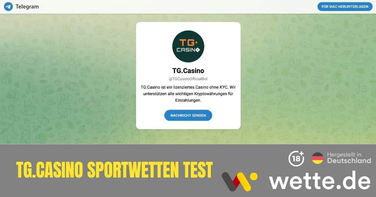 TG.Casino Sportwetten Erfahrungen