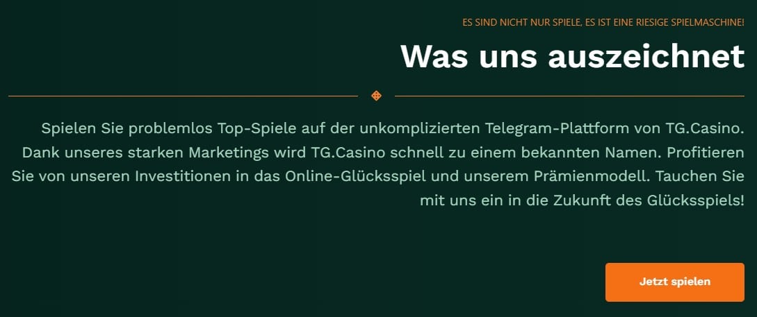 TG.Casino registrierung