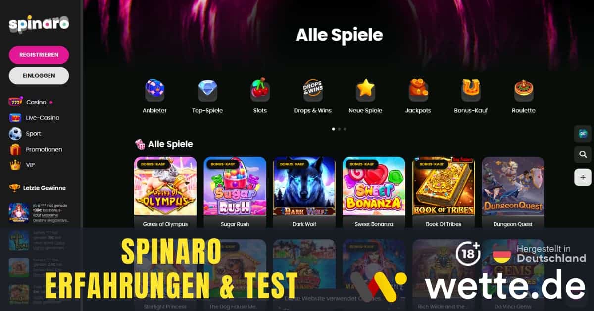 Spinaro Erfhahrungen Casino