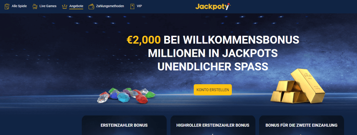 Jackpoty Casino Bonus