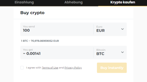 LB buy Crypto