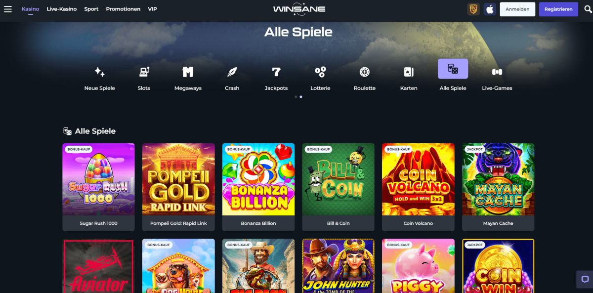 Winsane Spiele