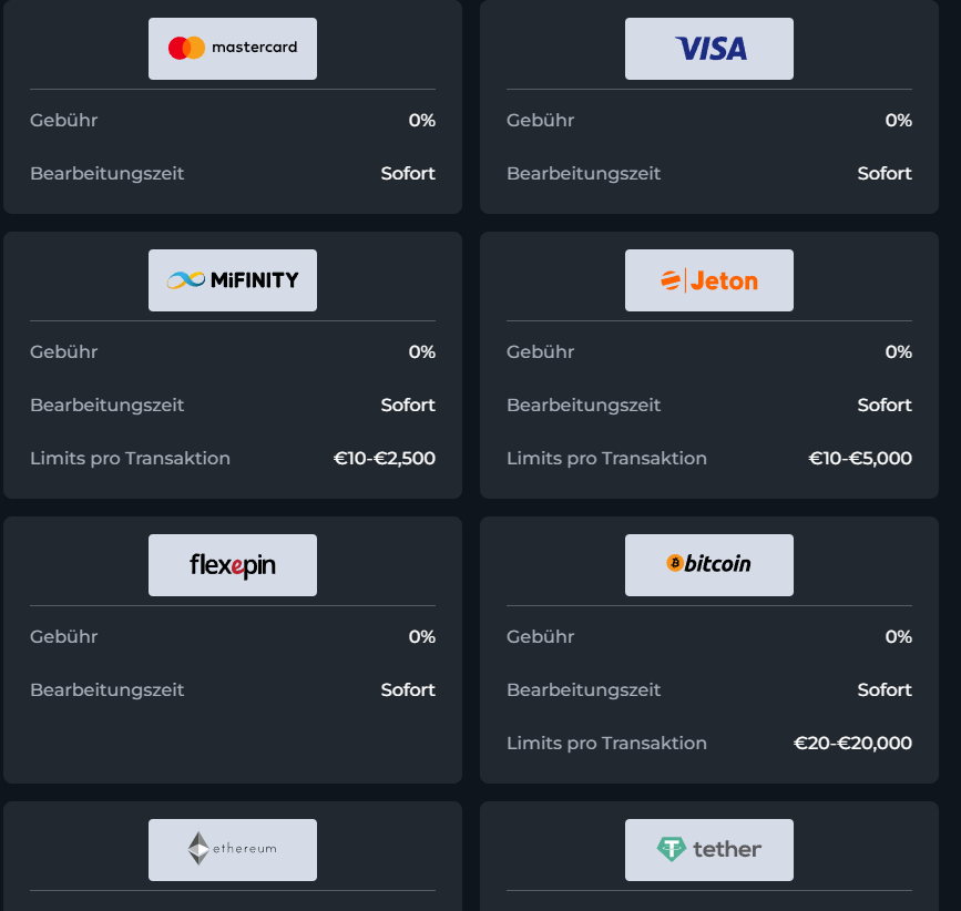 Winsane payment