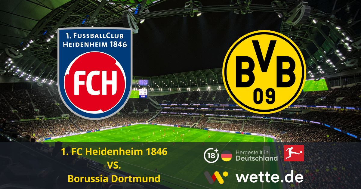 FC Heidenheim 1846 – Borussia Dortmund Prognose