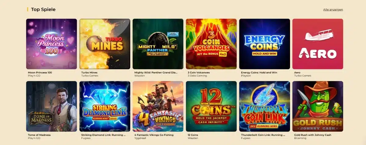 winmega top spiele