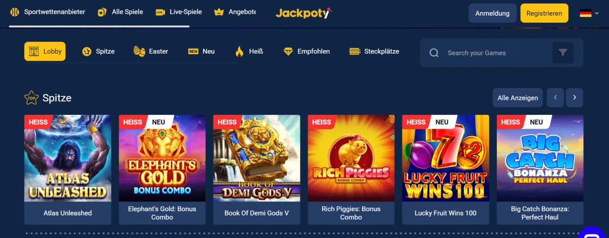 Jackpoty Startseite