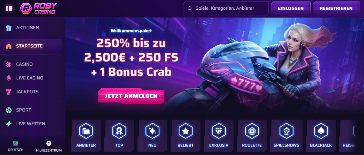 Roby Casino home
