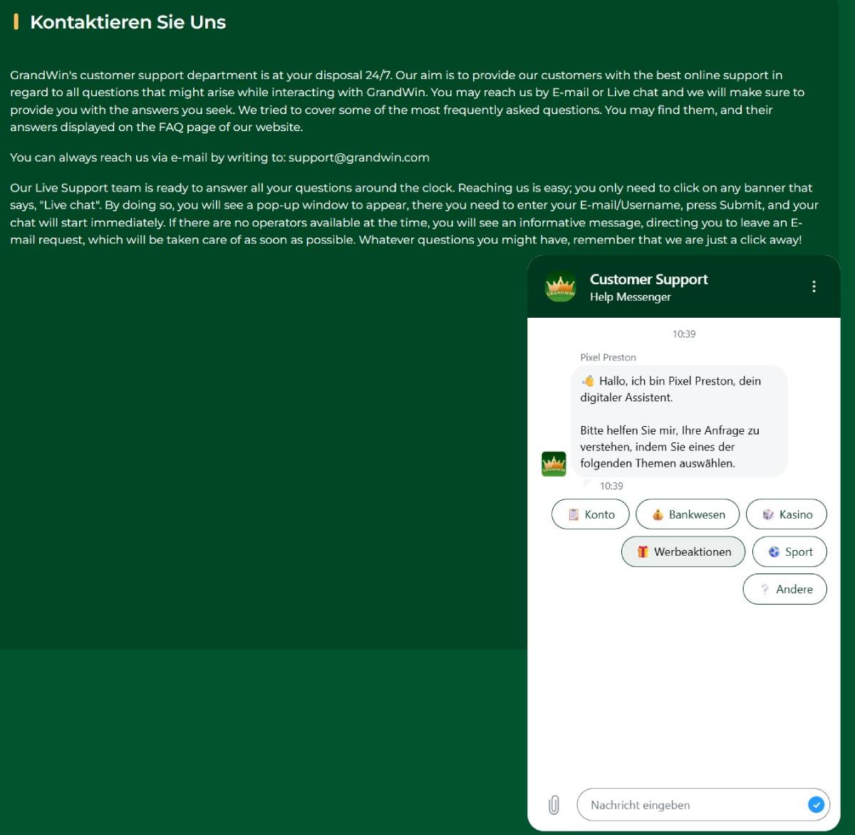 Grandwin Kontakt