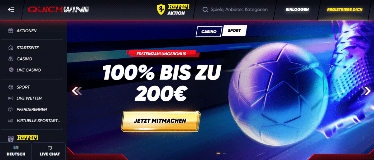 Quickwin home Sport