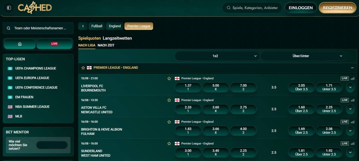 Cashed Premier League