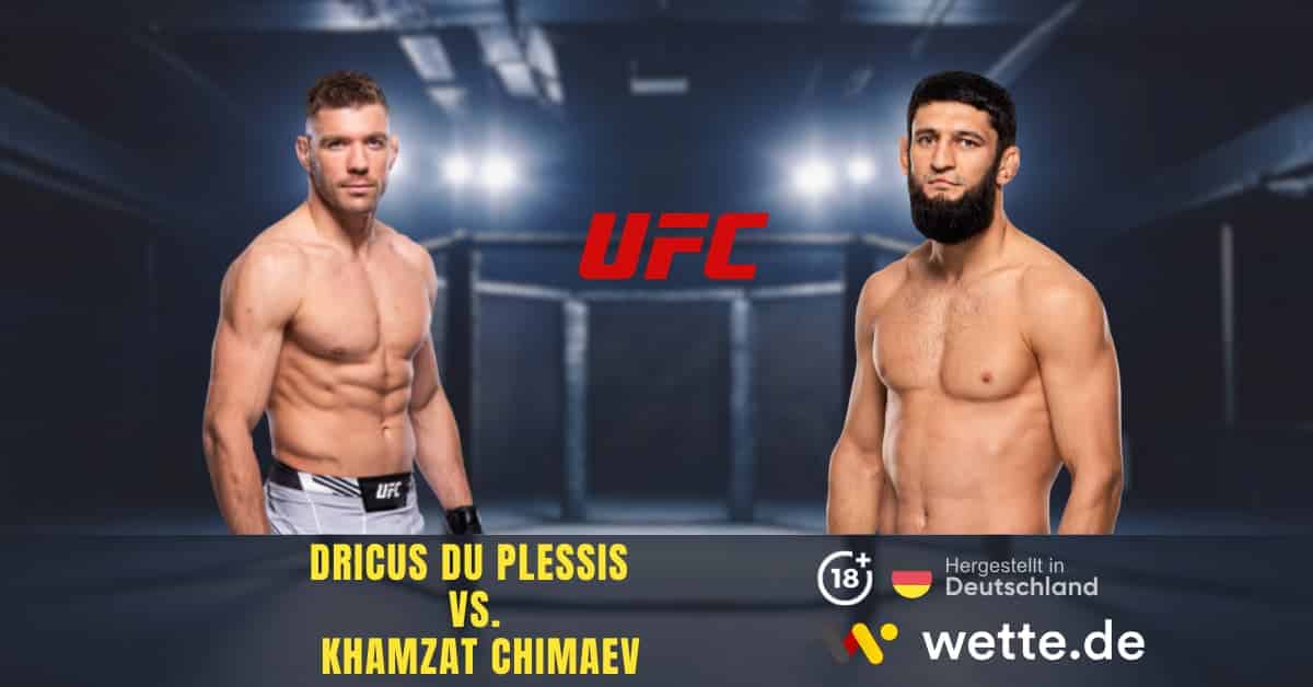 Dricus Du Plessis vs. Khamzat Chimaev ufc prognose